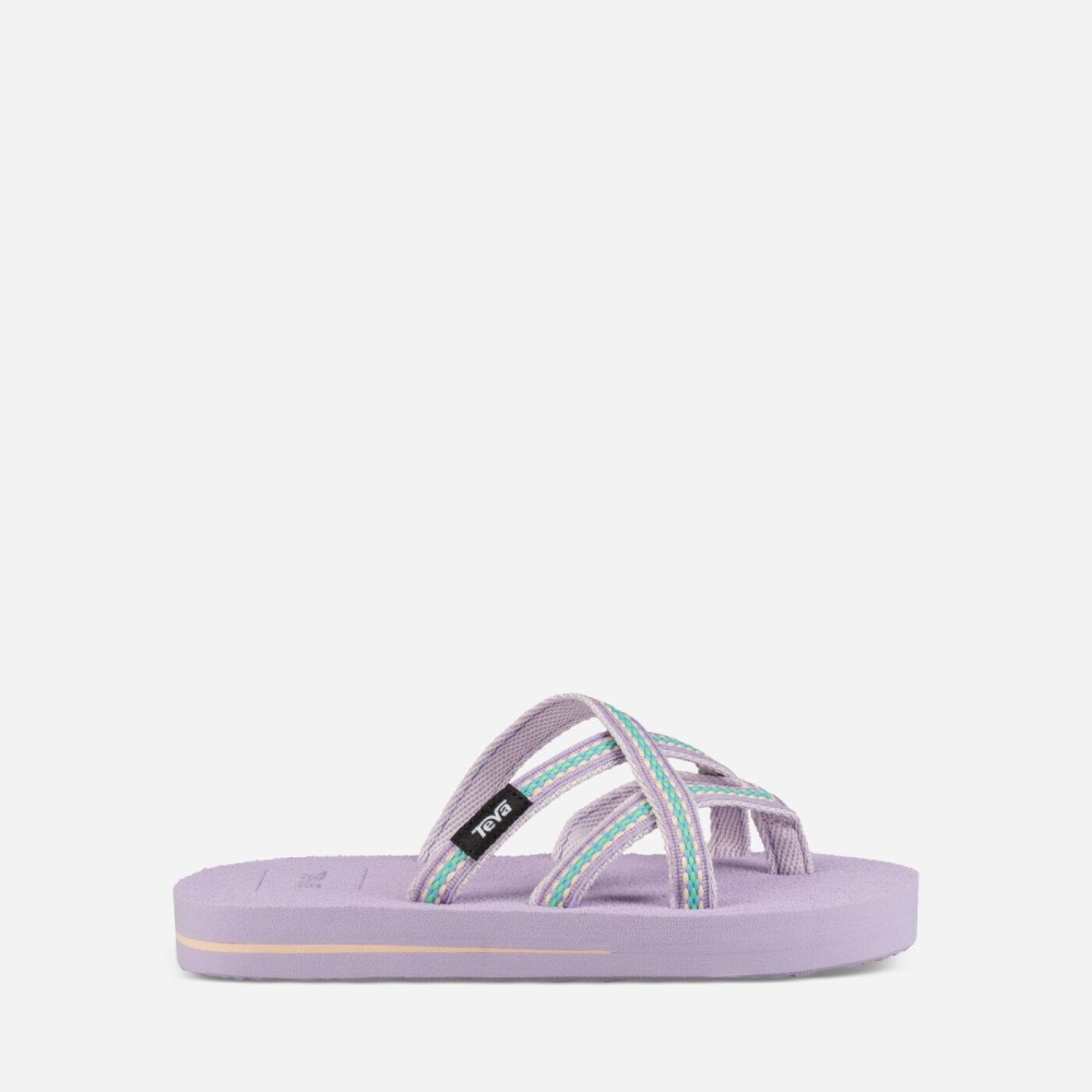 Teva Olowahu - Kids' Teva Flip Flops - Purple | India (YVBS47820)